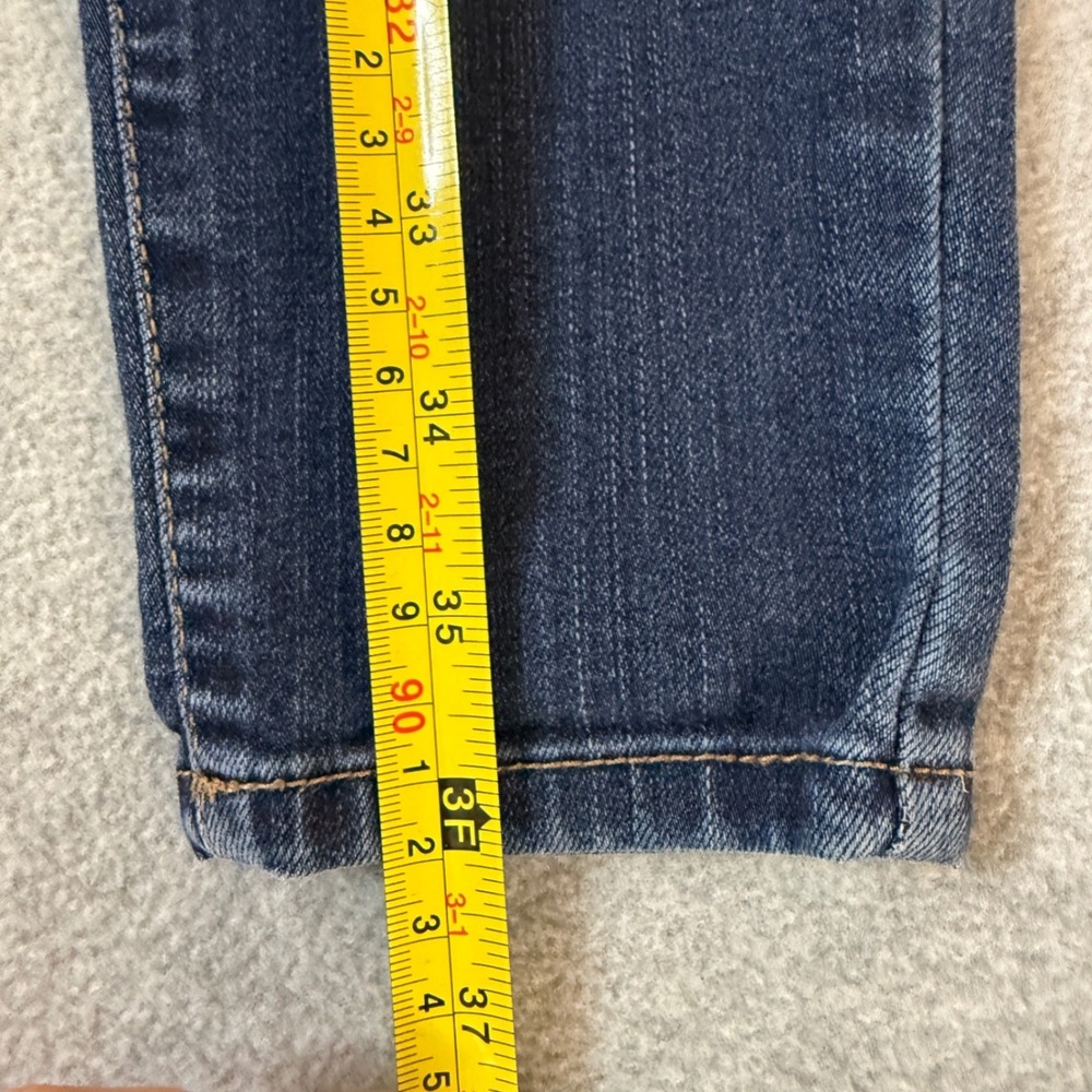 Jessica Simpson Kiss Me Skinny Jeans Women's Size‎ 27 Dark Wash Mid Rise Stretch - Picture 10 of 11